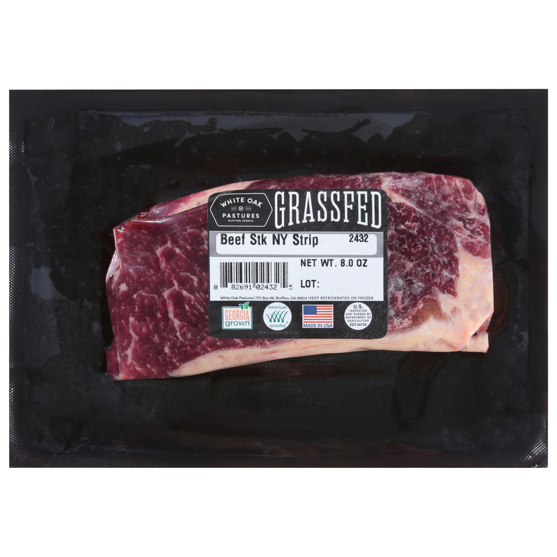 White Oak Pastures Beef Steak, NY Strip | Giant Eagle | Because It