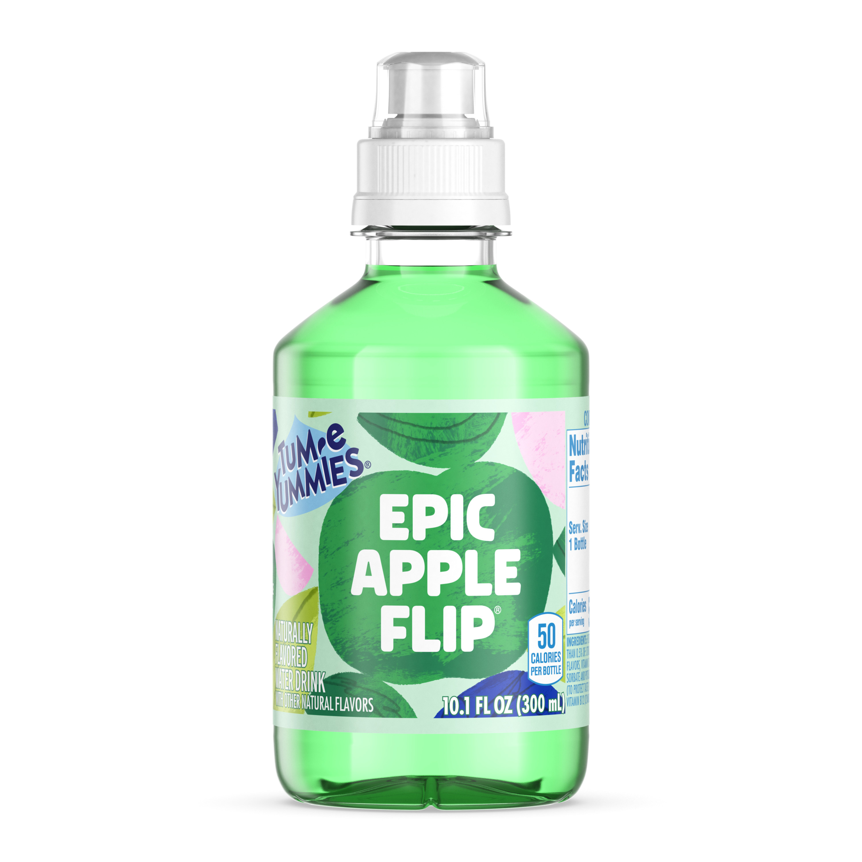 Tum-E Yummies Epic Apple Flip, Naturally Fruit Flavored Water