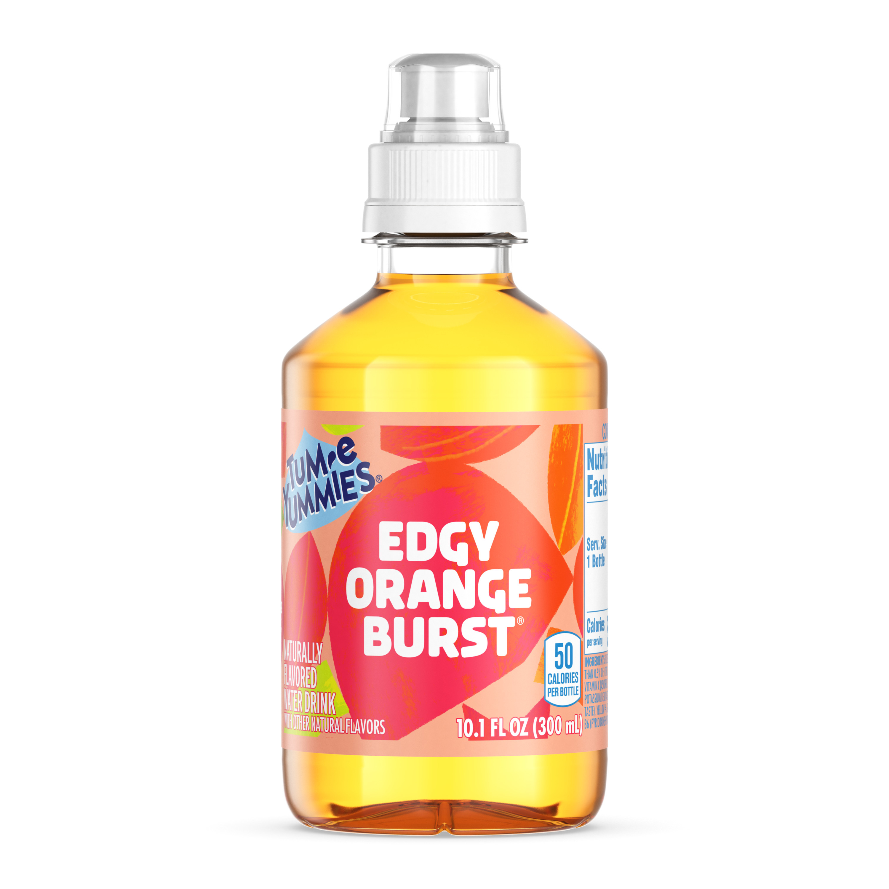 yummy Tum-E Yummies Edgy Orange Burst, Naturally Fruit Flavored