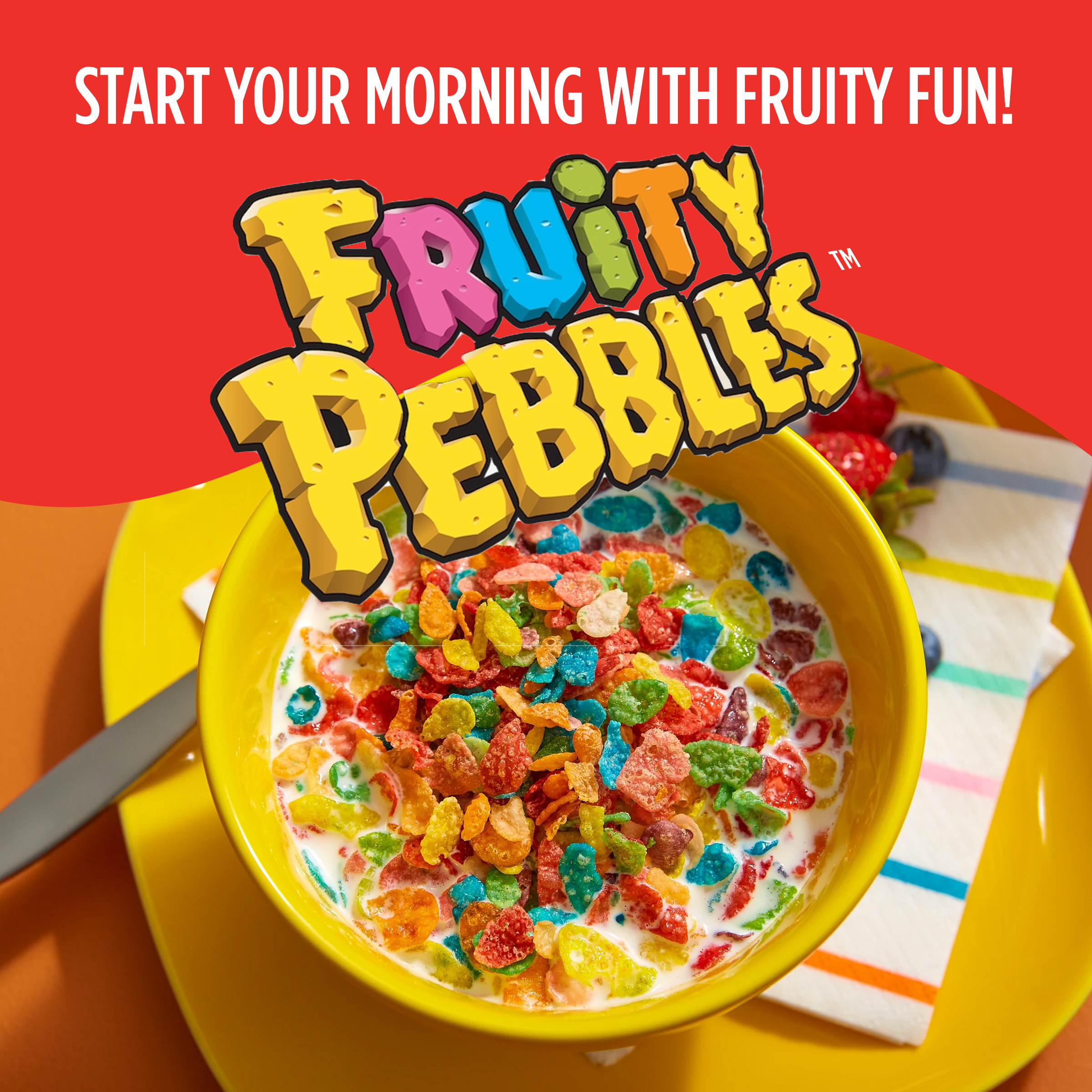 Post Fruity PEBBLES Cereal, 27.5 OZ Box | Giant Eagle | Because It
