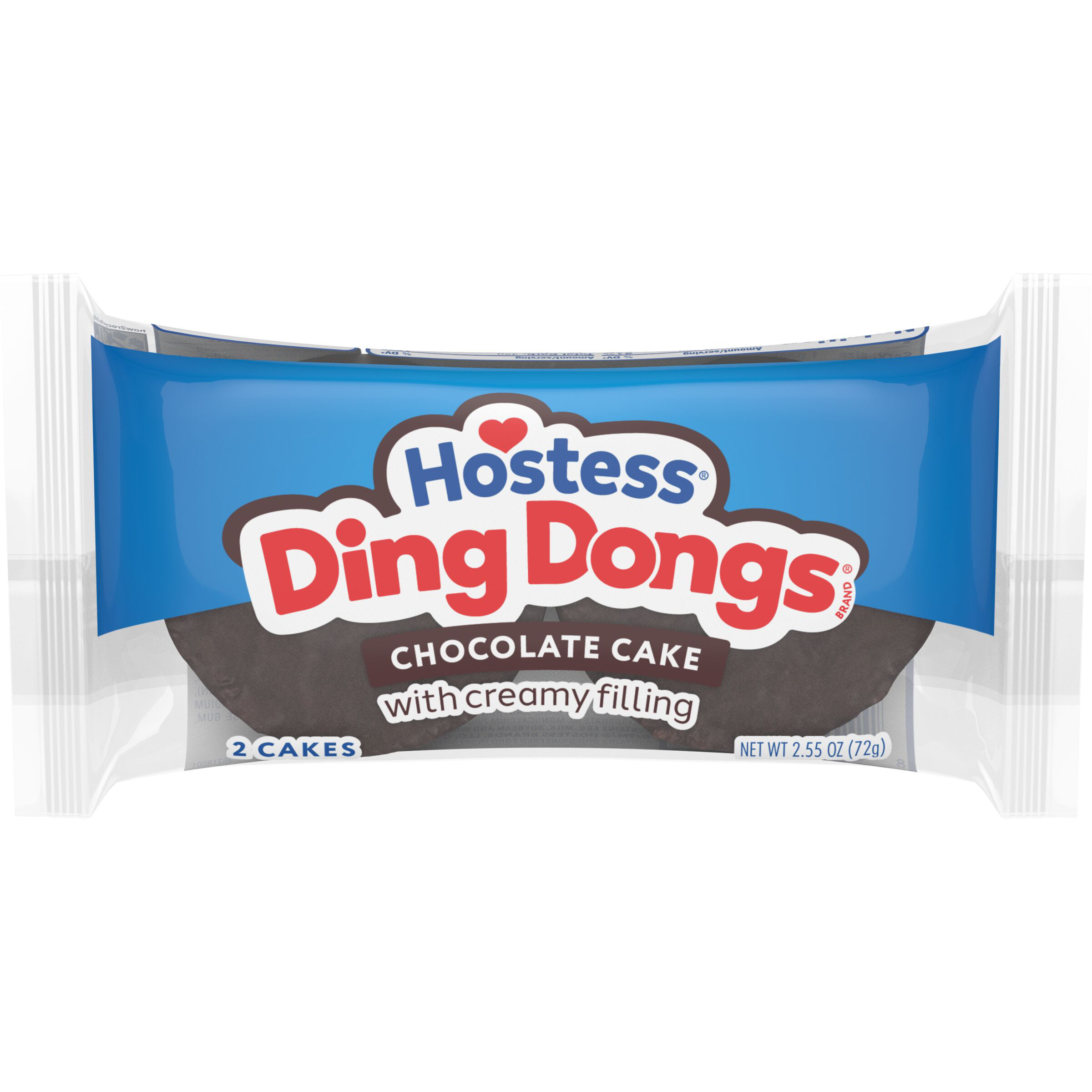 Hostess Ding Dongs Snack Cakes, Chocolate Flavor, 2.55 Oz. Sleeve