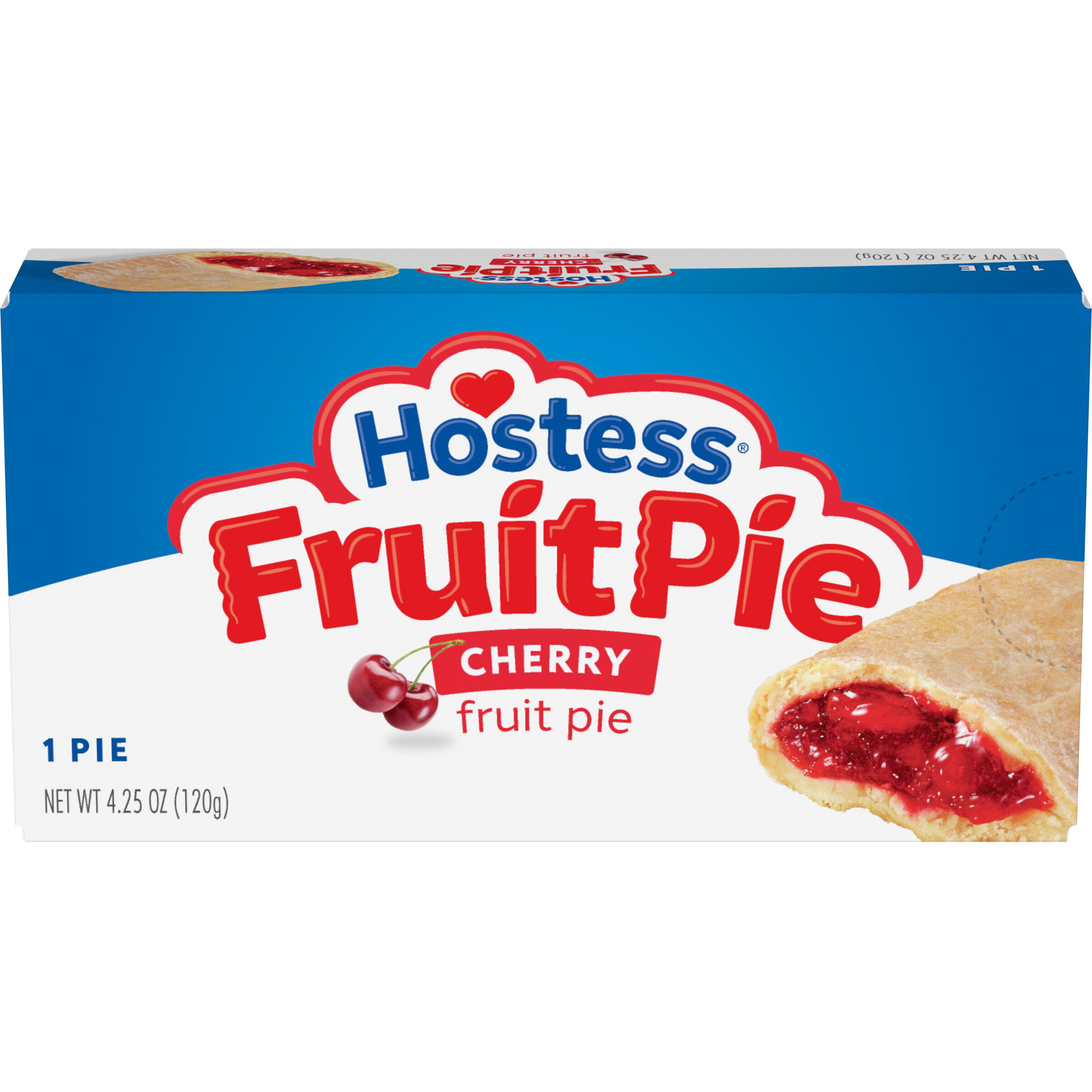 Hostess Fruit Pies with Cherry Flavored Filling, 4.25 Oz. Box (1