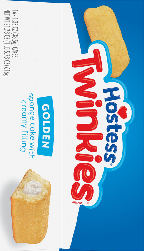 HOSTESS TWINKIES, Golden Sponge Cake, Creamy Filling, Tasty Snack