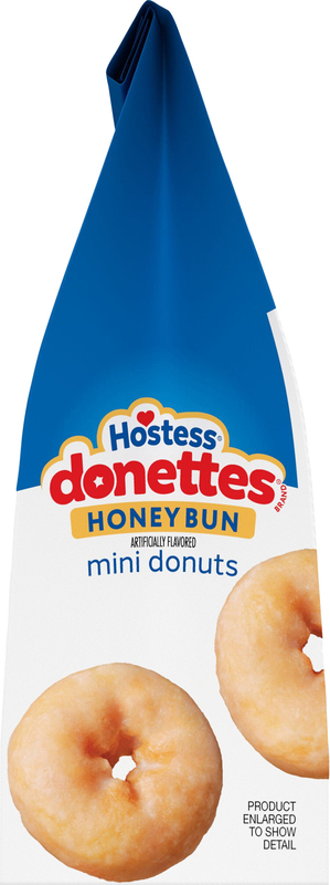 Hostess Donettes, Honey Bun Artificially Flavored Mini Donuts
