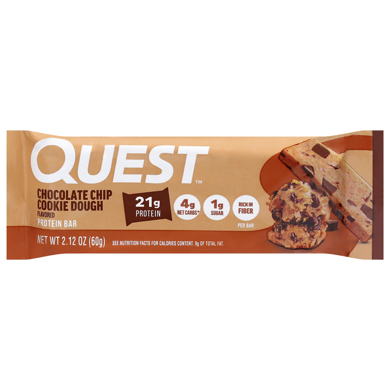 Quest Chocolate Chip Cookie Dough Flavored Protein Bar | Giant