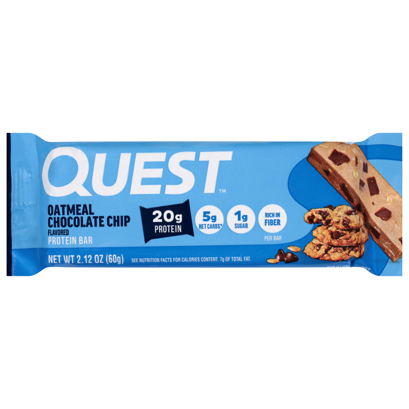 Quest Oatmeal Chocolate Chip Flavored Protein Bar | Giant Eagle