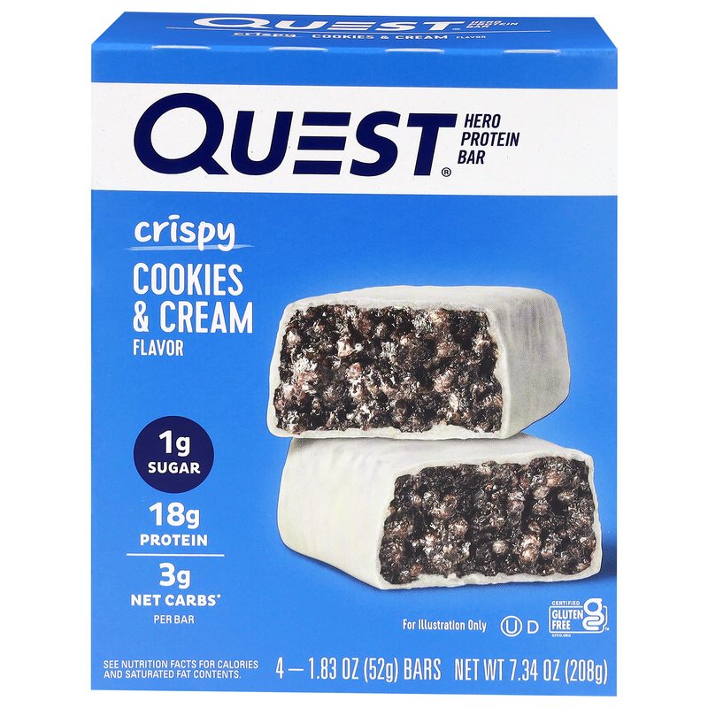 Quest Crispy Cookies & Cream Flavor Protein Bar | Giant Eagle