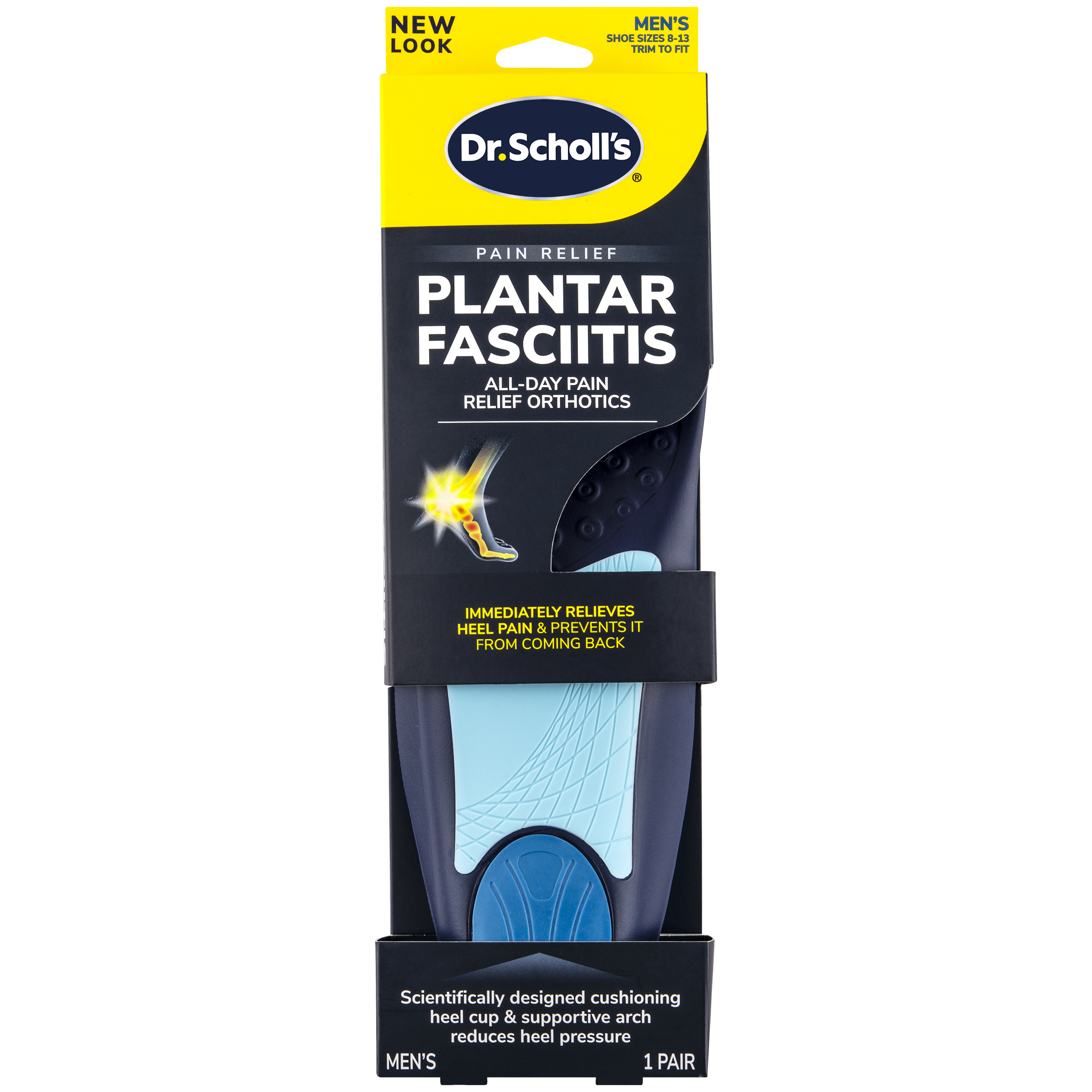 Scholl's® Plantar Fasciitis Pain Relief Orthotic Insoles