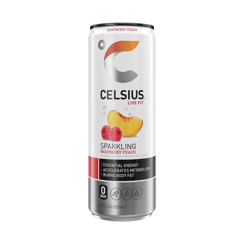 CELSIUS Sparkling Raspberry Peach, Functional Energy Drink | Giant