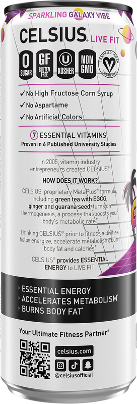 Celsius Galaxy Vibe Energy Drink | Giant Eagle | Because It