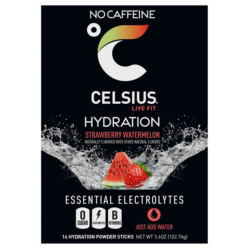 Celsius Strawberry Watermelon Hydration Powder Sticks | Giant