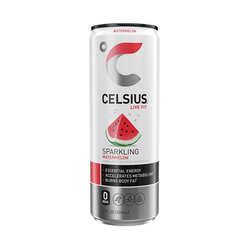 CELSIUS Sparkling Watermelon Lemonade, Functional Energy Drink 12