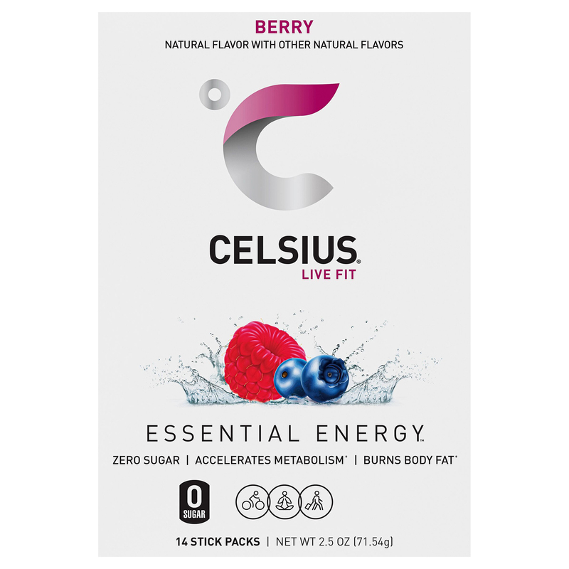 Celsius Berry Energy Powder Sticks | Giant Eagle | Because It
