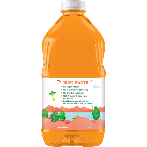 Juicy Juice 100% Juice, Peach Apple, 64 FL OZ Bottle | Giant Eagle