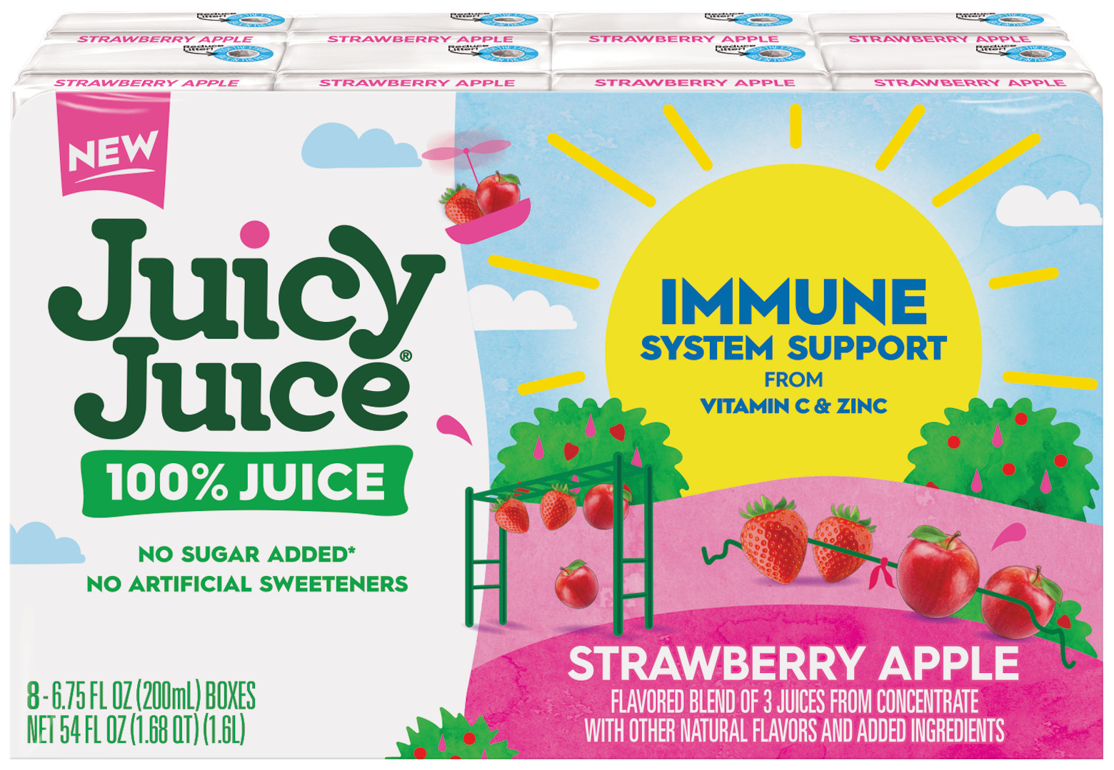 Juicy Juice 100% Juice Immune System Support from Vitamin C and