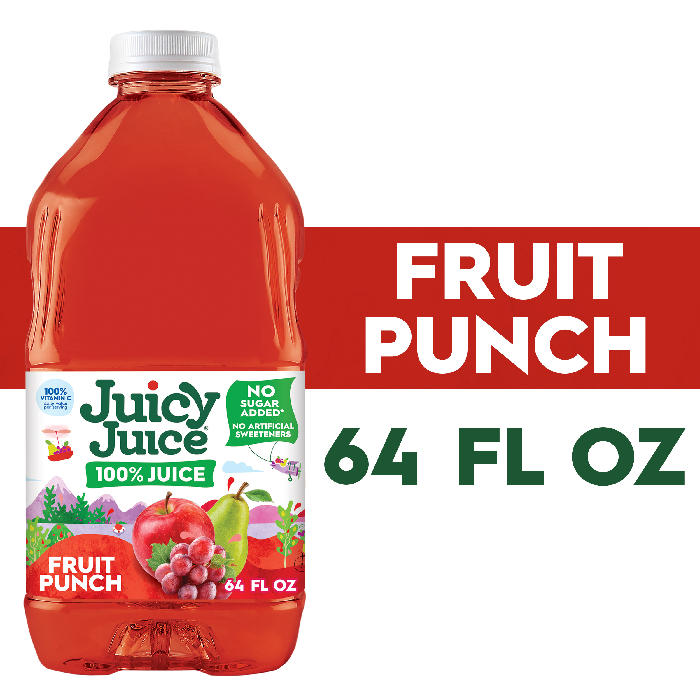 Juicy Juice 100% Juice, Kiwi Strawberry, 64 FL OZ Bottle | Giant