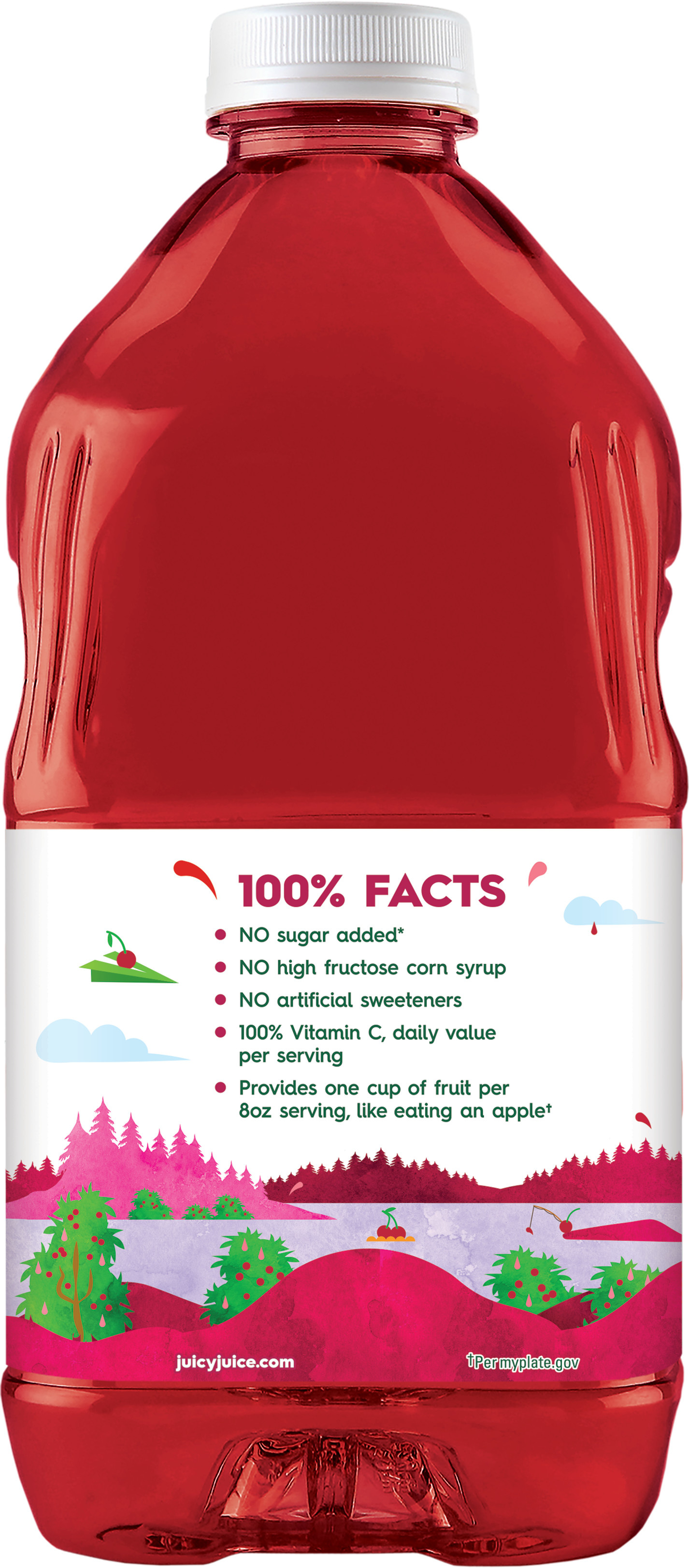 Juicy Juice 100% Juice, Cherry, 64 FL OZ Bottle | Giant