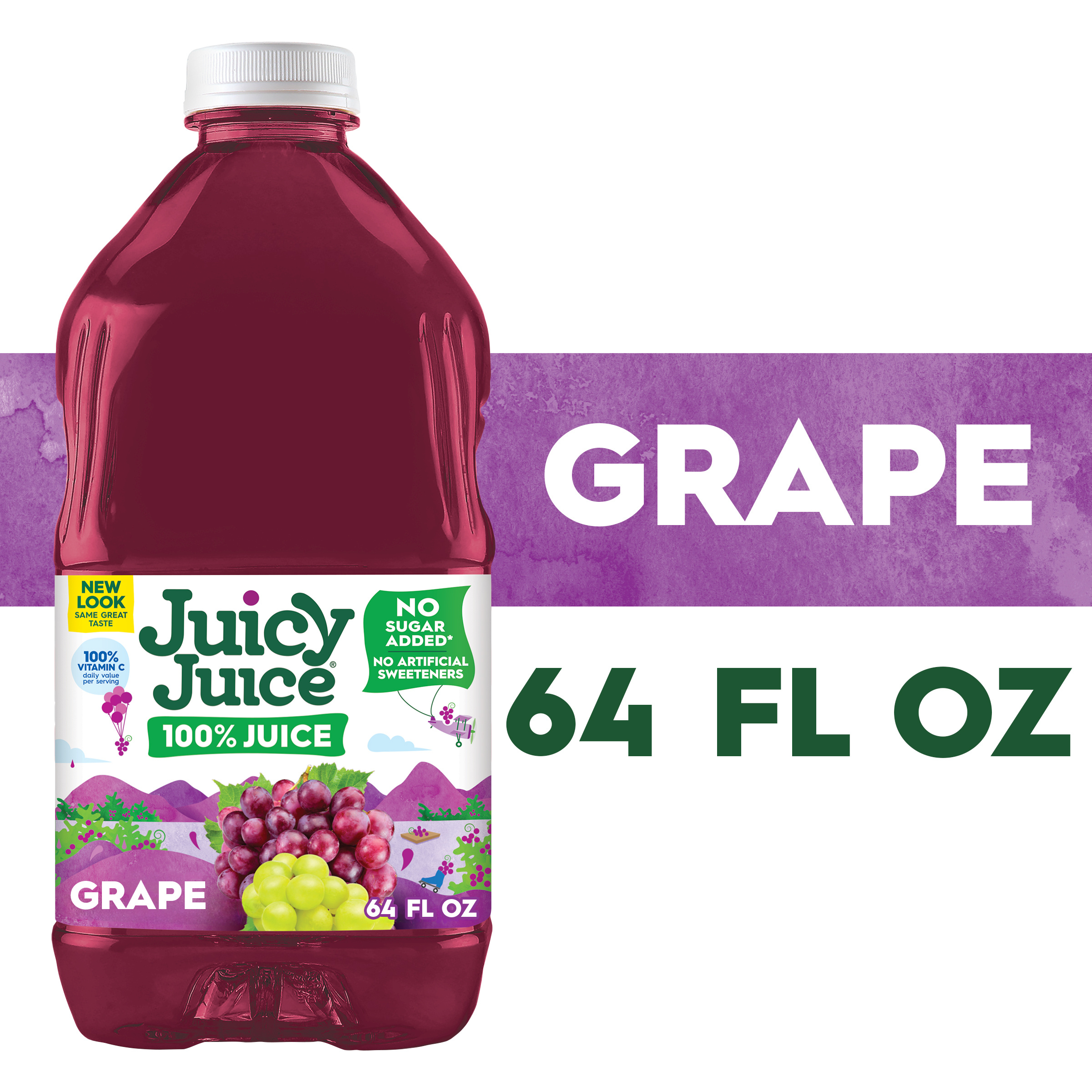 Juicy Juice 100% Juice, Fruit Punch, 64 FL OZ Bottle | Giant