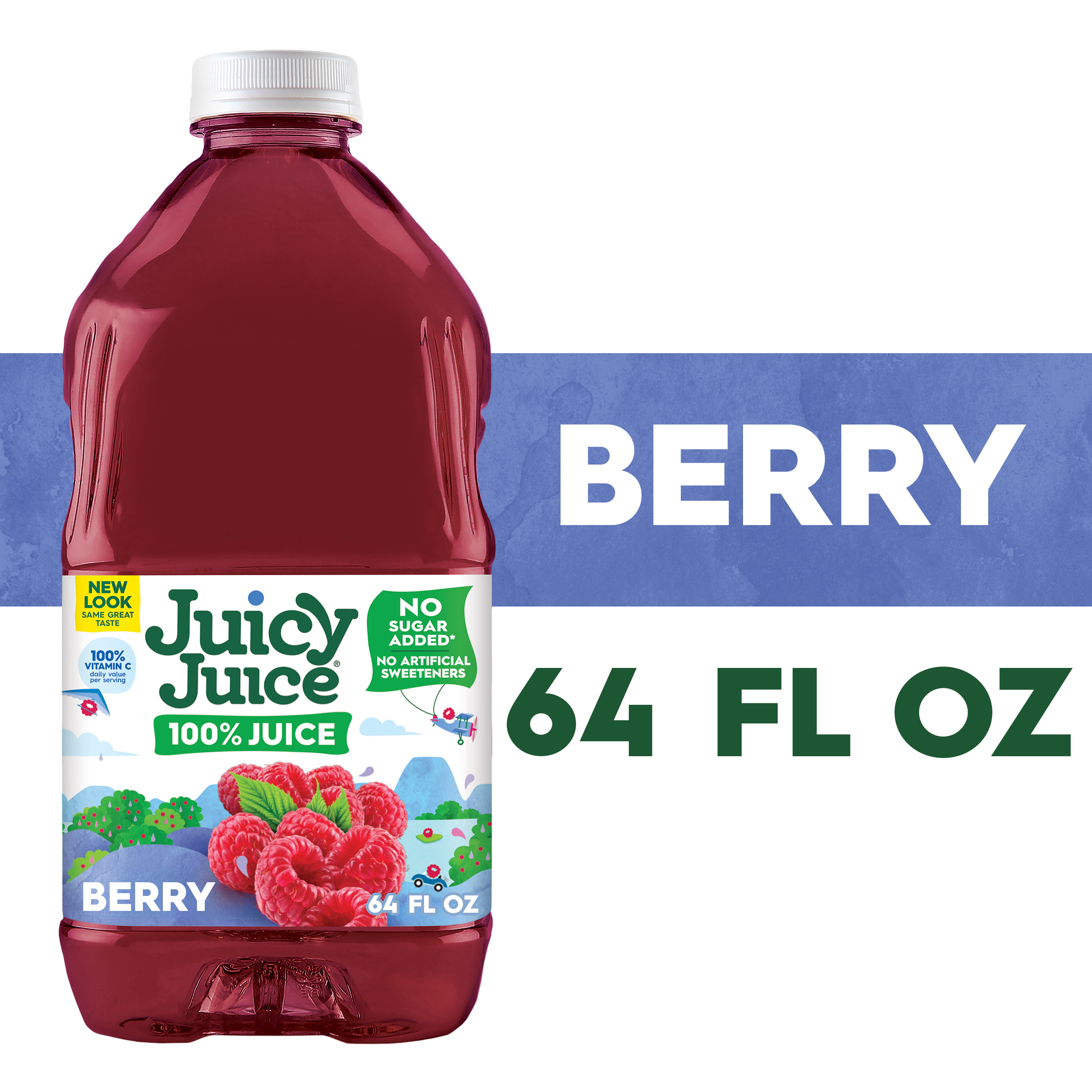 Juicy Juice 100% Juice, Berry, 64 FL OZ Bottle | Giant Eagle