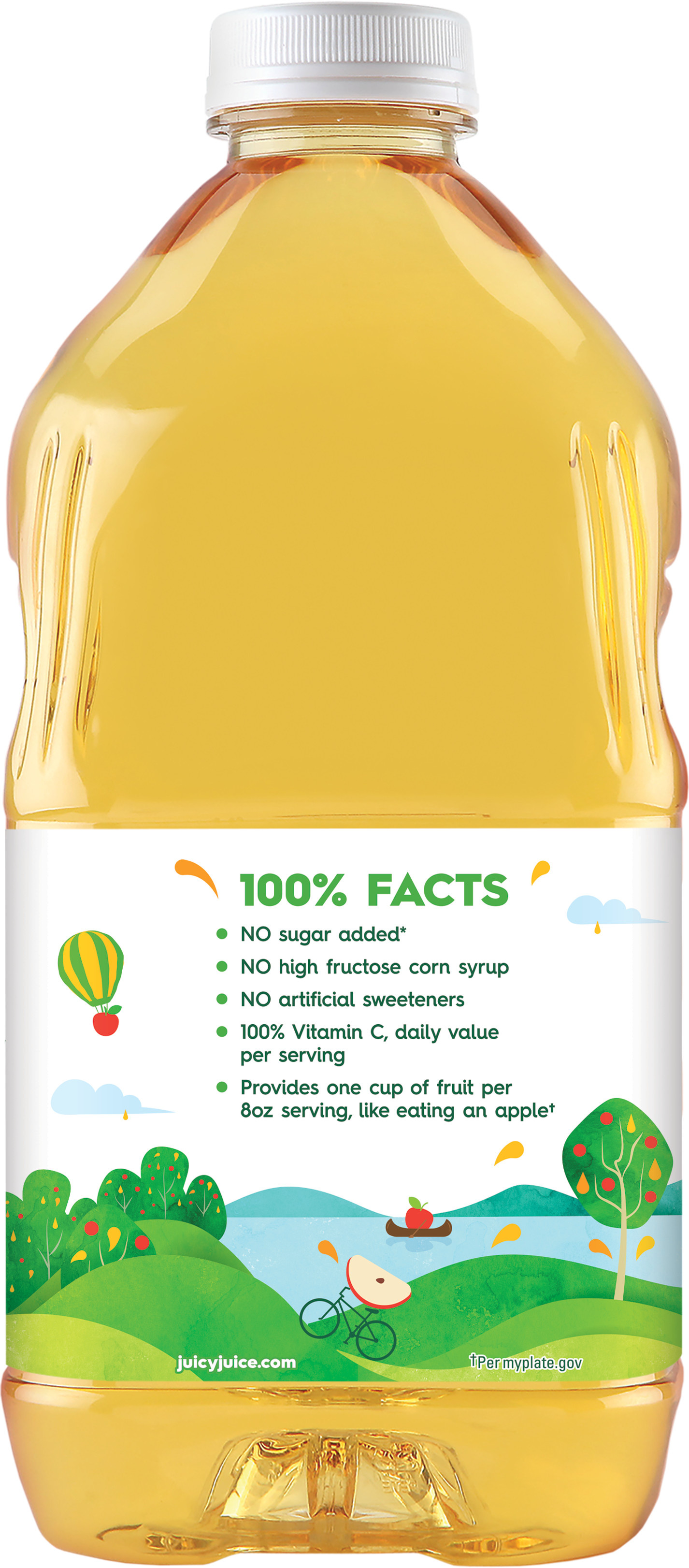 Juicy Juice 100% Juice, Apple, 64 FL OZ Bottle | Giant Eagle