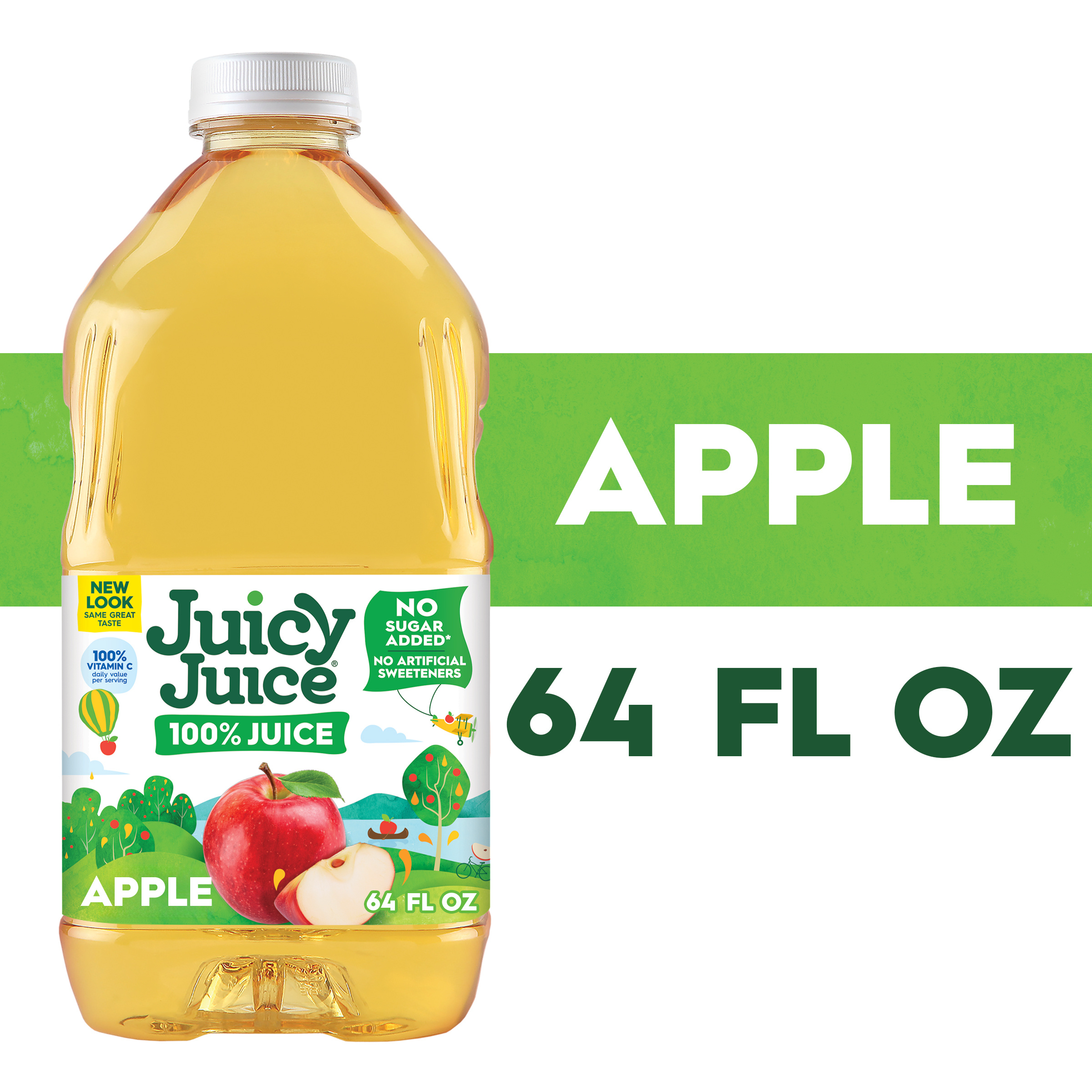 Juicy Juice 100% Juice, Peach Apple, 64 FL OZ Bottle | Giant Juicy Juice 100% Juice, Peach Apple, 64 FL OZ Bottle | Giant