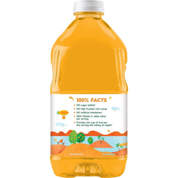 Juicy Juice 100% Juice, Orange Tangerine, 64 FL OZ Bottle | Giant