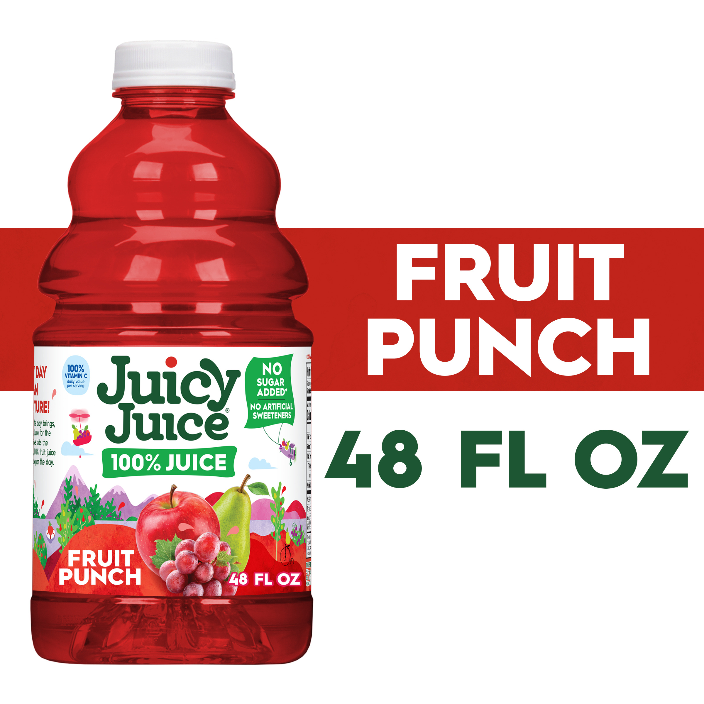 Juicy Juice 100% Juice, Kiwi Strawberry, 48 FL OZ Bottle | Giant