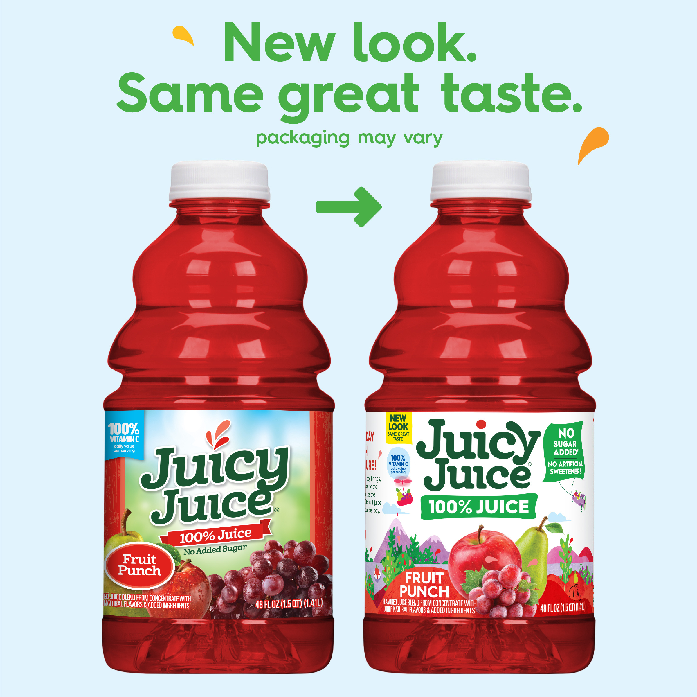 Juicy Juice 100% Juice, Fruit Punch, 48 FL OZ Bottle | Giant Eagle