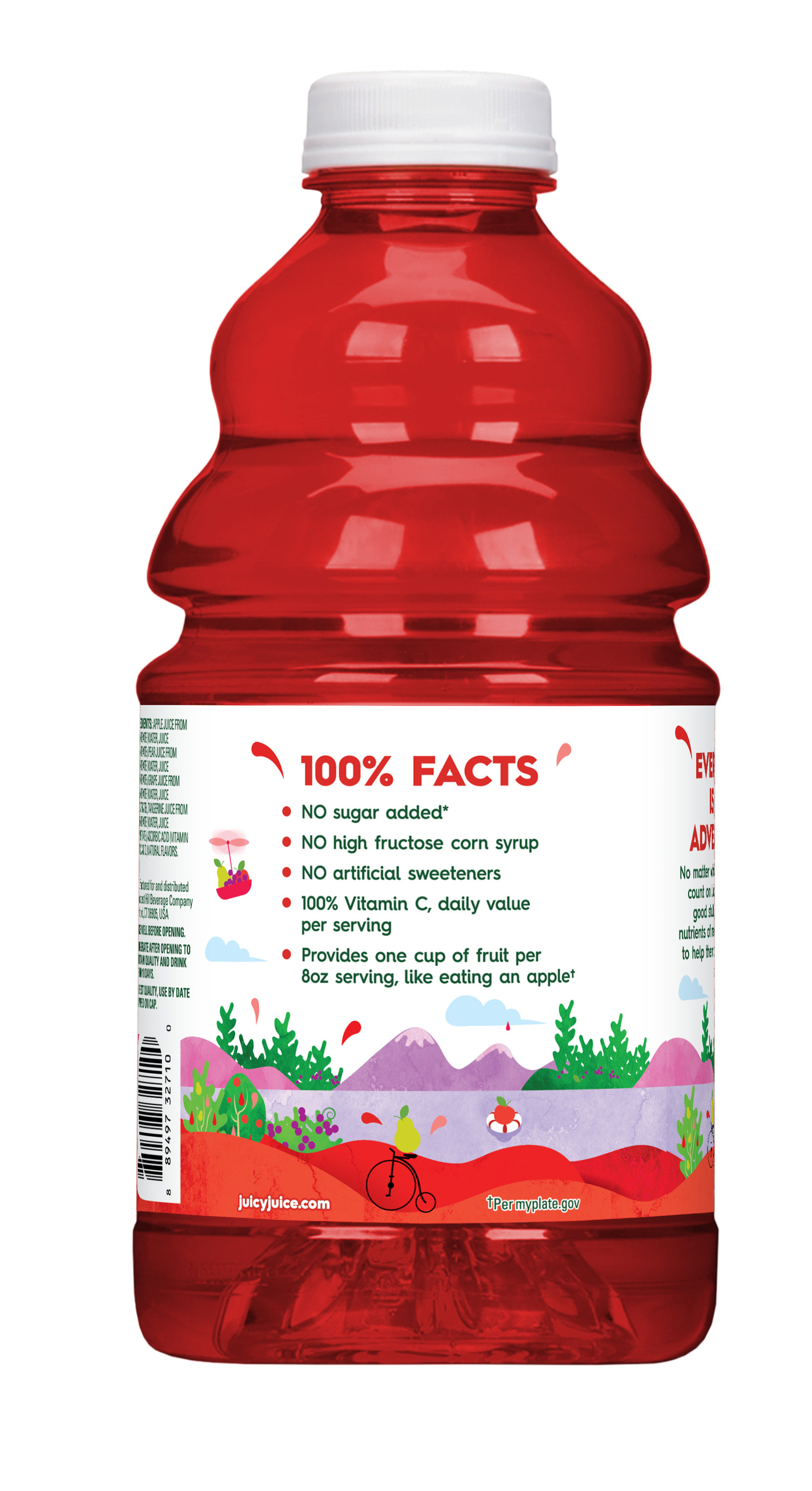 Juicy Juice 100% Juice, Fruit Punch, 48 FL OZ Bottle | Giant Eagle
