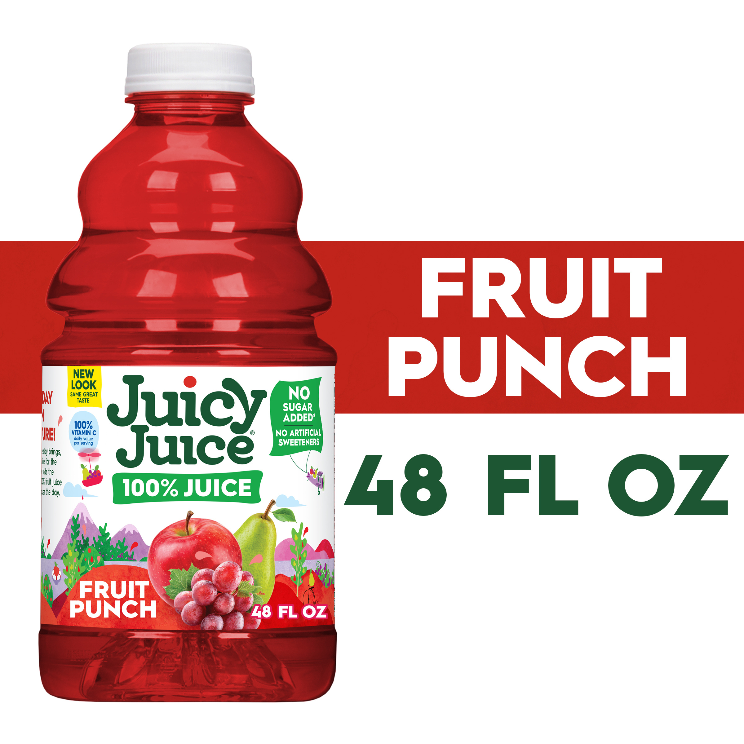 Juicy Juice 100% Juice, Kiwi Strawberry, 48 FL OZ Bottle