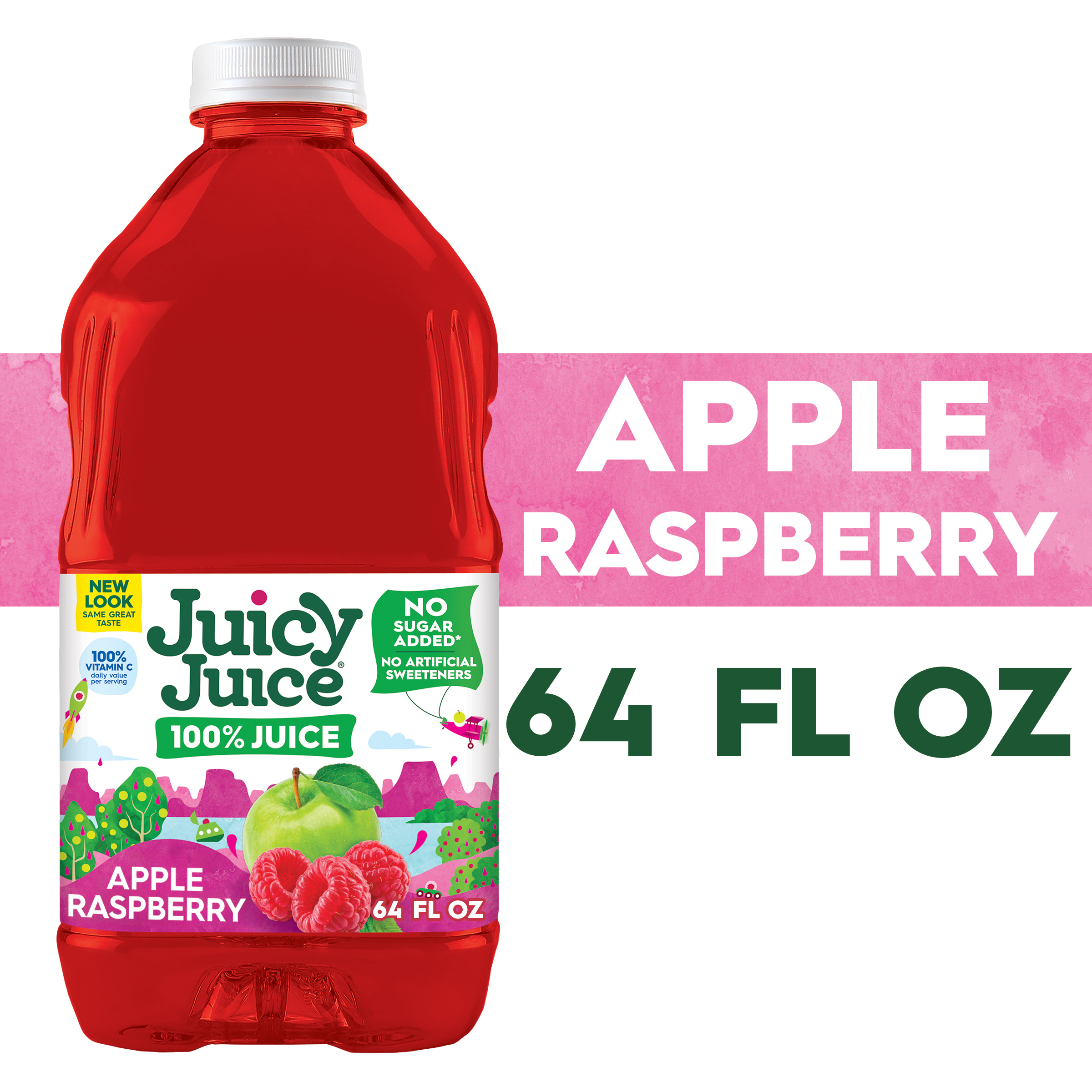 Juicy Juice 100% Juice, Fruit Punch, 128 FL OZ Bottle