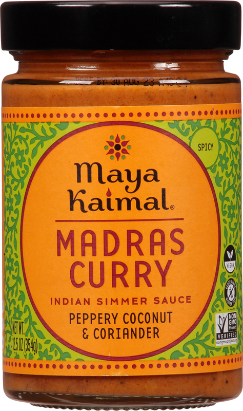 まいまい(*´-`) Maya Kaimal Indian Simmer Sauce, Madras Curry, Spicy | Giant Eagle