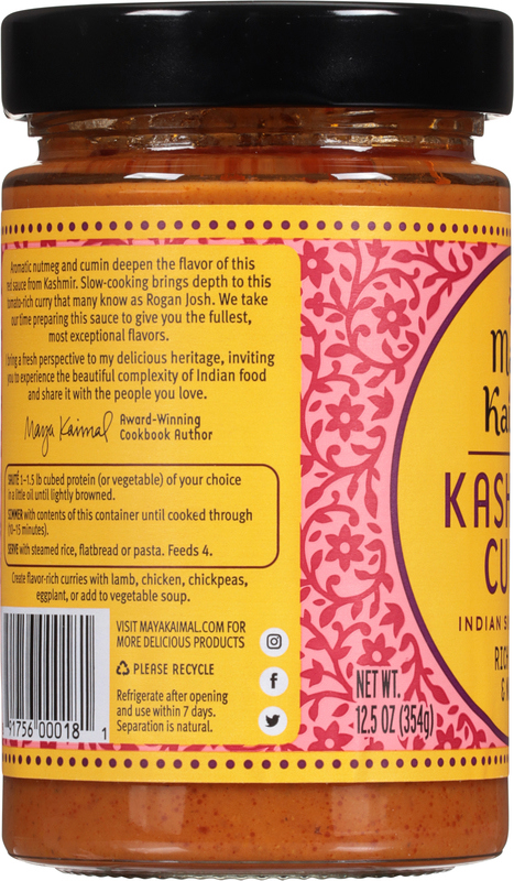 Maya Kaimal Indian Simmer Sauce, Kashmiri Curry, Mild | Giant