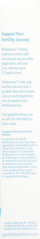 Good Clean Love Fertility Lubricant, Biogenesis | Giant Eagle | Because It  Matters