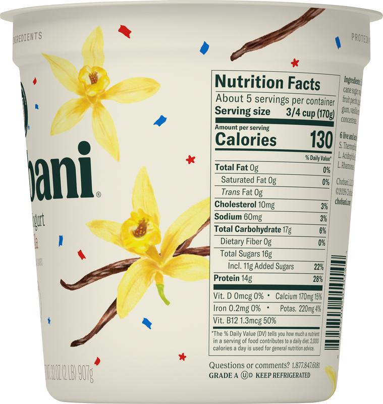 Chobani Nonfat Vanilla Greek Yogurt | Giant Eagle | Because It