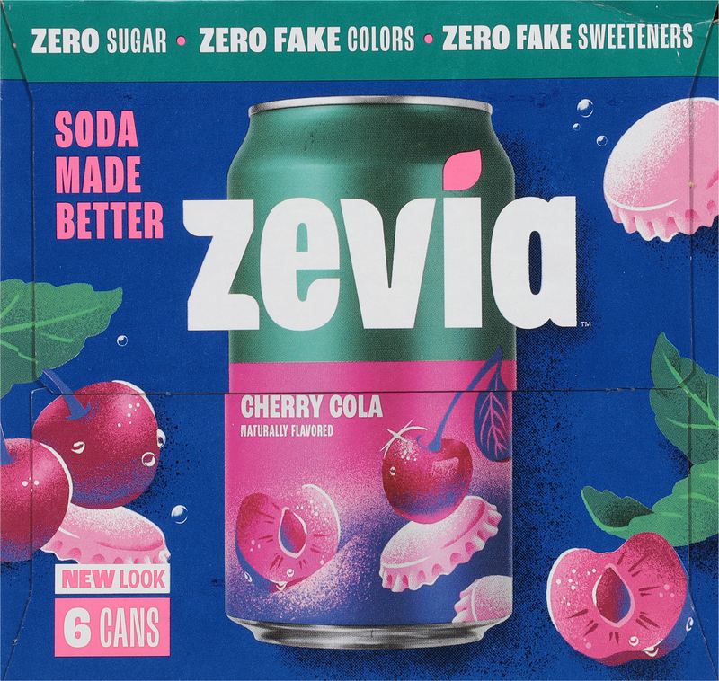 Zevia Zero Sugar Cherry Cola Soda | Giant Eagle | Because It