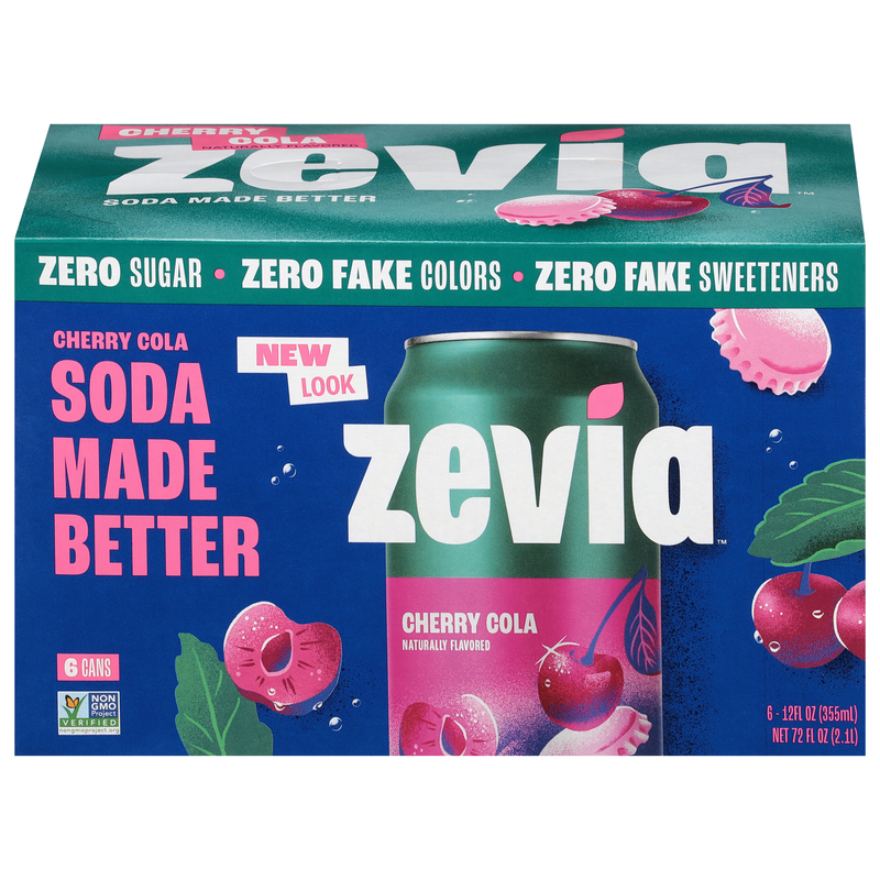 Zevia Zero Sugar Cherry Cola Soda | Giant Eagle | Because It