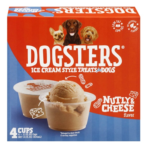 Dogsters Ice Cream Style Nutly & Cheese Flavor Dog Treats | Giant Dogsters Ice Cream Style Nutly & Cheese Flavor Dog Treats | Giant