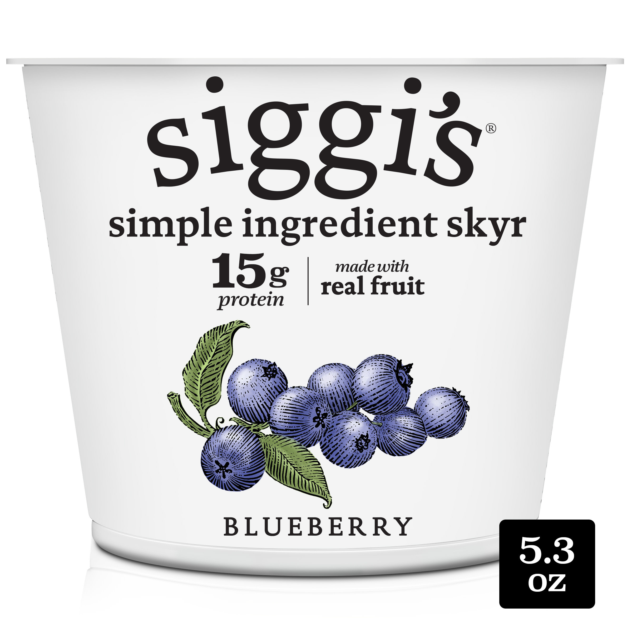 Siggi's Icelandic Nonfat Yogurt, Strained, Blueberry | Giant Eagle