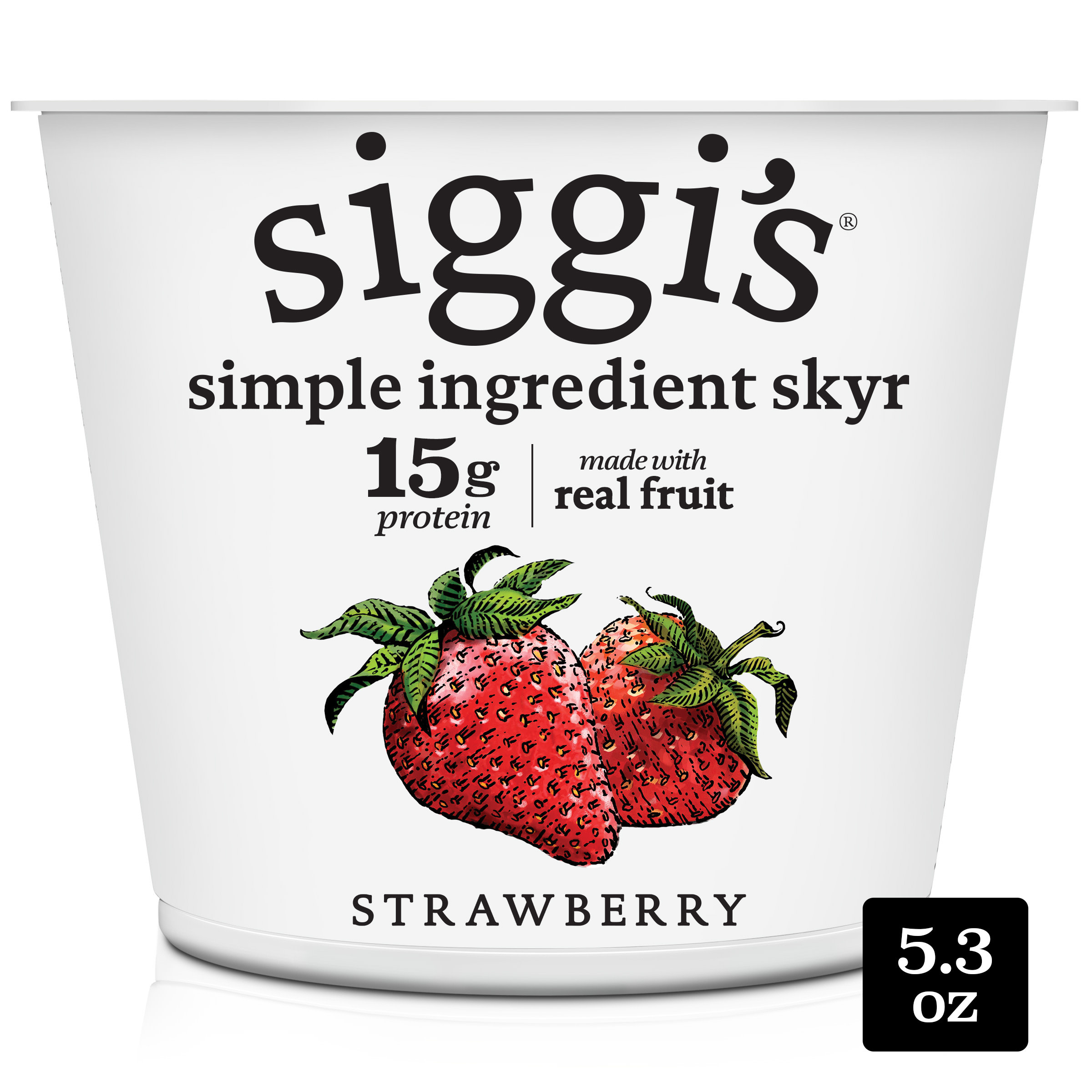Siggi's Icelandic Nonfat Yogurt, Strained, Strawberry | Giant