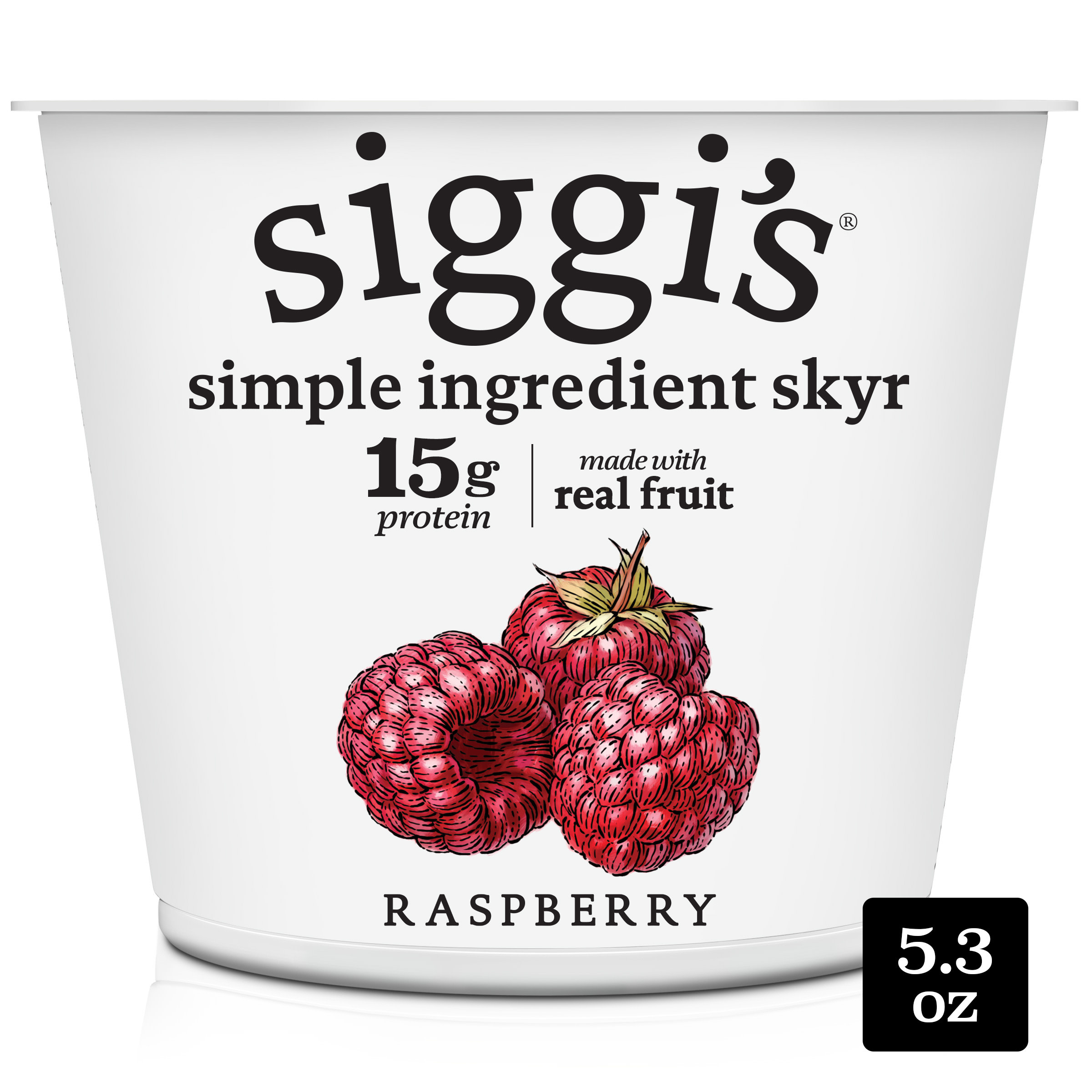 Siggi's Icelandic Nonfat Yogurt, Strained, Raspberry | Giant Eagle