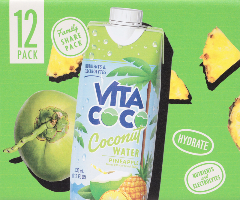 Vita Coco Coconut Water, Pineapple Flavored | Giant Eagle