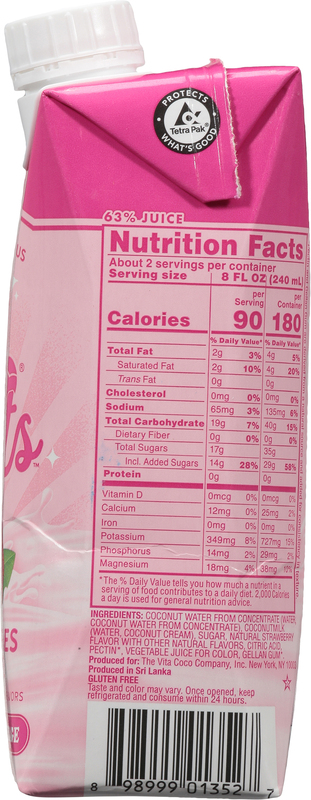 Vita Coco Treats Strawberries & Creme Coconutmilk Beverage | Giant