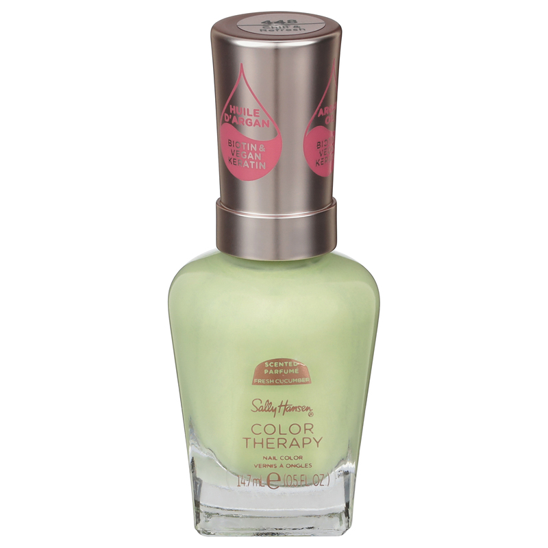 美容液 Sally Sally Hansen 448 Chill & Refresh Fresh Cucumber Nail Color | Giant