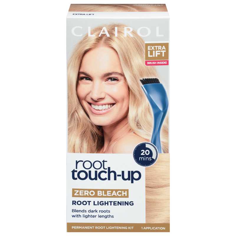 Clairol Root Lightening Kit, Permanent, Zero Bleach, Extra Lift