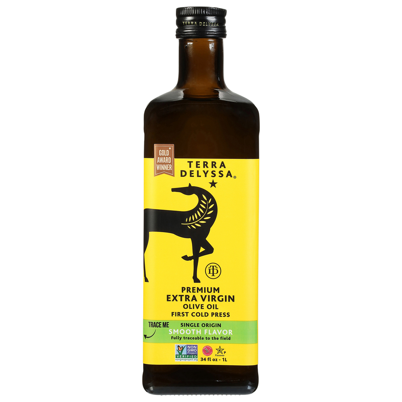 Terra Delyssa Olive Oil, Extra Virgin, Smooth Flavor, Premium